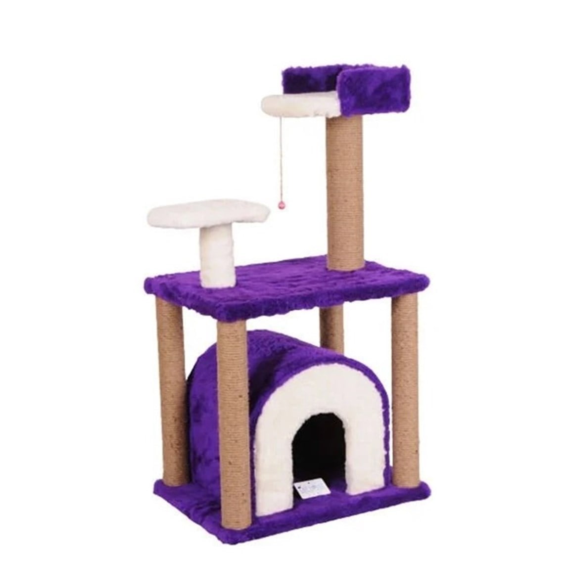 StarPet Konfor Kedi Tırmalama Platformu Mor 105 Cm