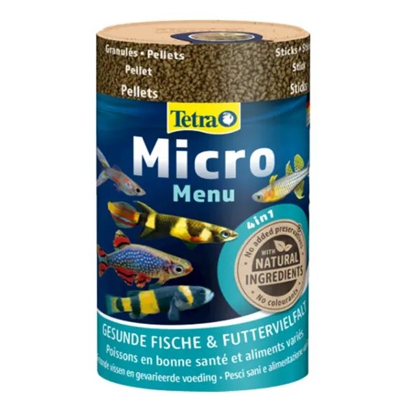 Tetra Micro Menu Karışık Mikro Tropikal Balık Yemi 100 Ml