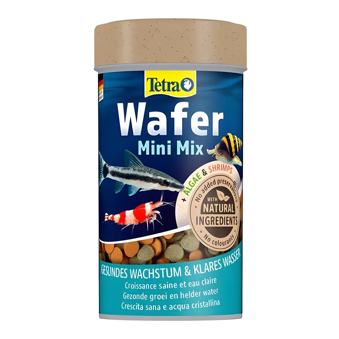 Tetra Wafermix Mini Ufak Taneli Dip Balık Yemi / 100 Ml