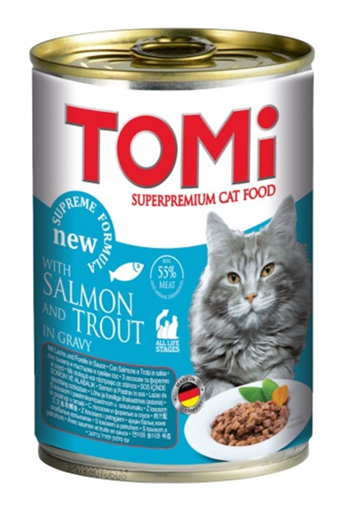 Tomi Somon Ve Alabalıklı Kedi Konservesi 400 Gr