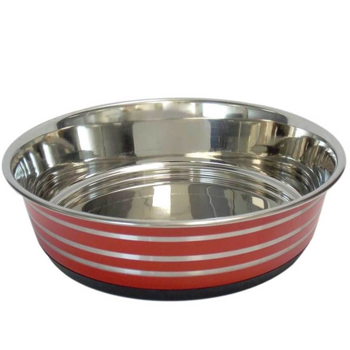 Tommy Kaydırmaz Tabanlı Çelik Mama Kabı 11 Cm Kırmızı