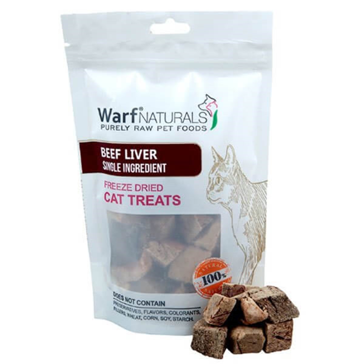 Warf Freeze Dry Doğal Kedi Ödülü Ciğerli 40 GR