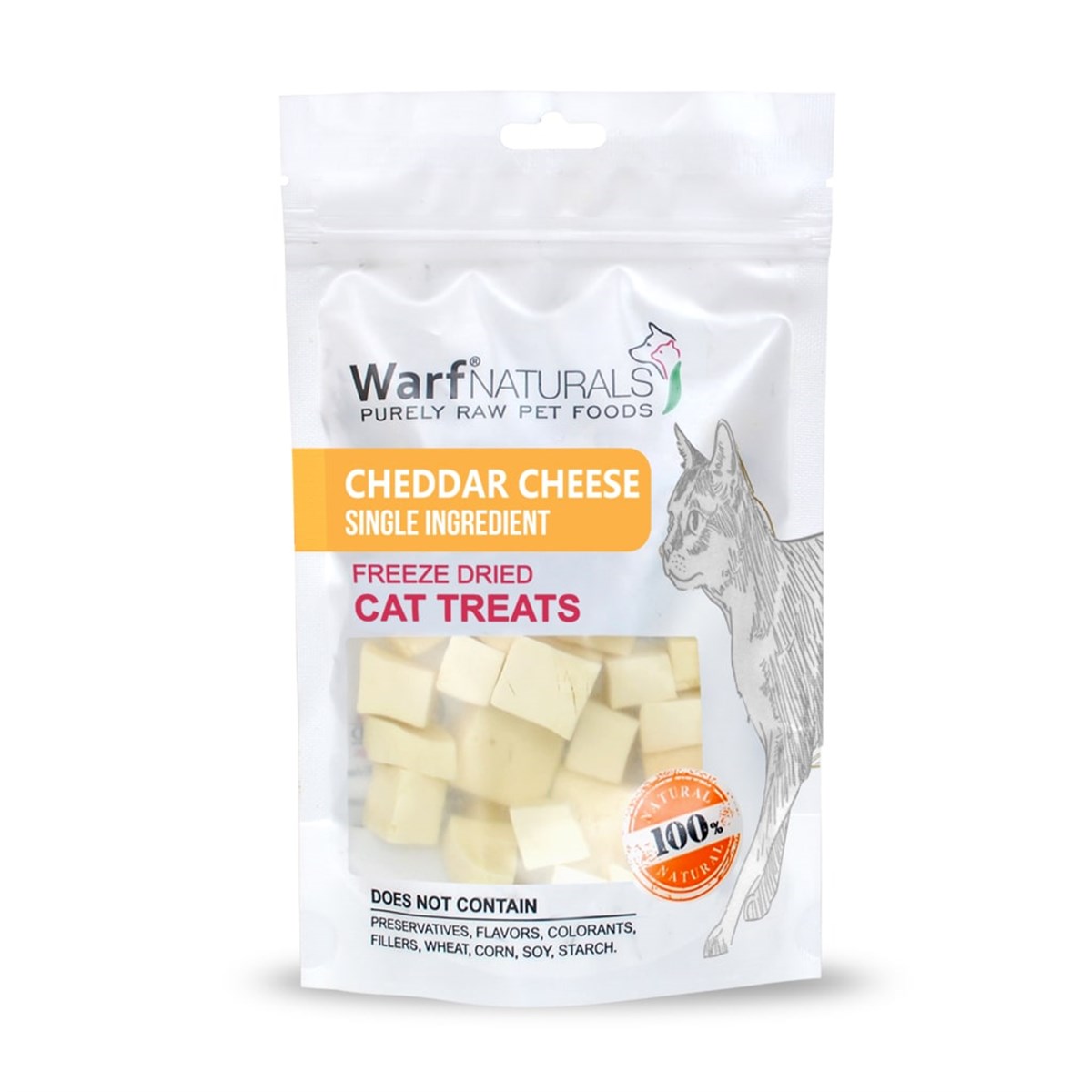 Warf Freeze Dry Doğal Kedi Ödülü Kaşarlı 40 GR
