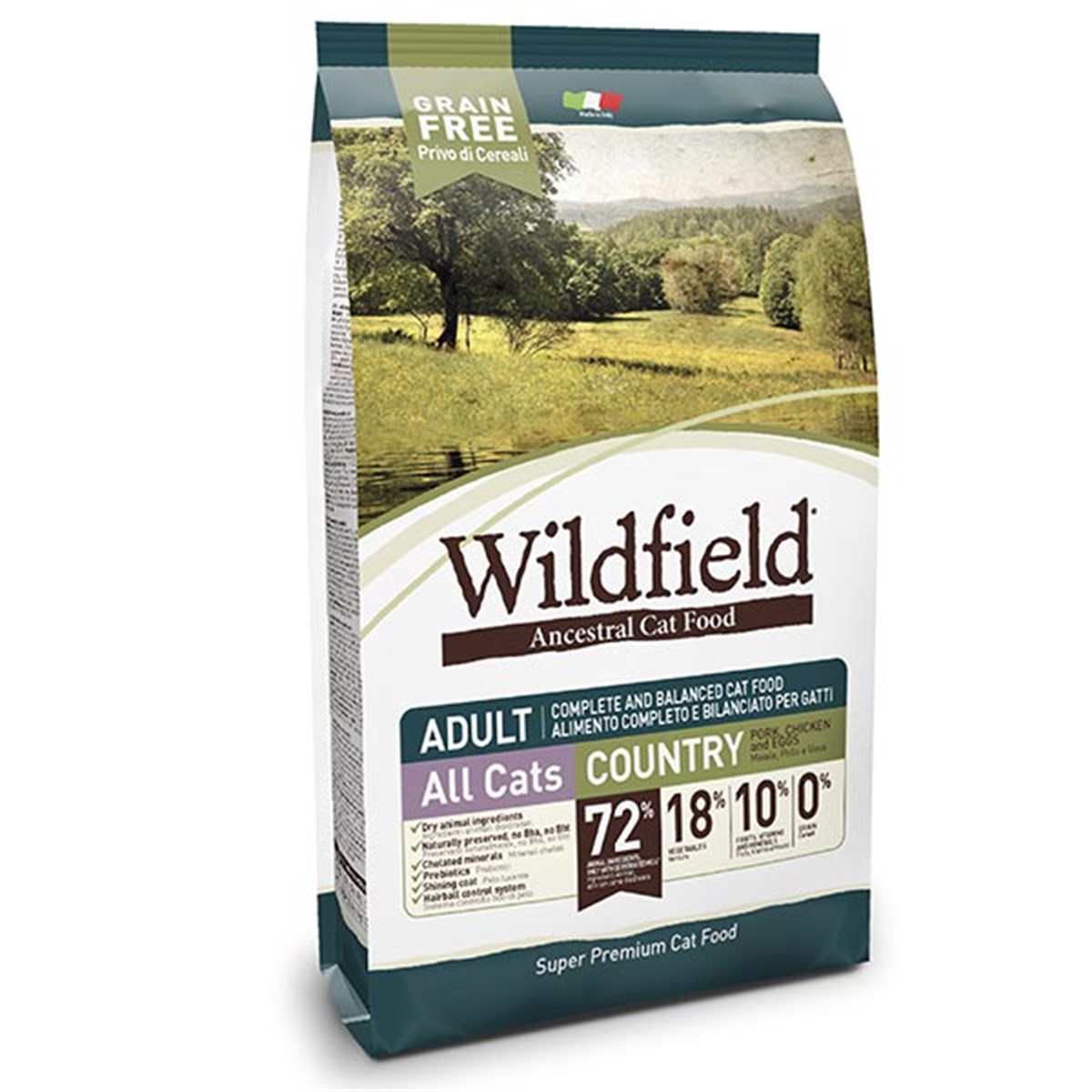Wildfield Köy Domuz Etli Tavuklu Kedi Maması 2 Kg