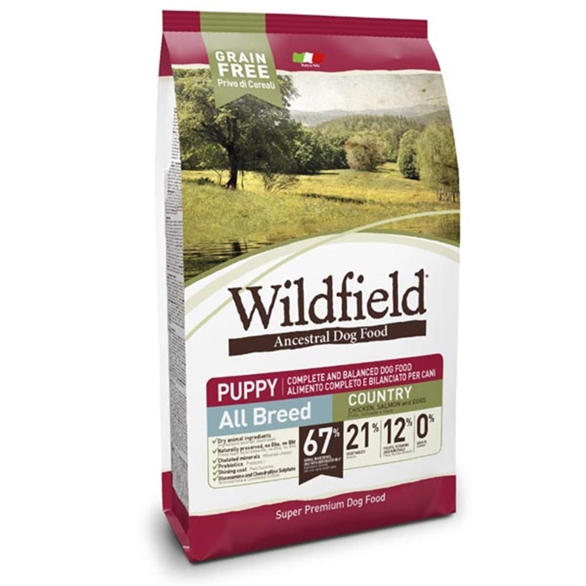Wildfield Köy Tavuklu Somonlu Yumurtalı Yavru Köpek Maması 7 Kg