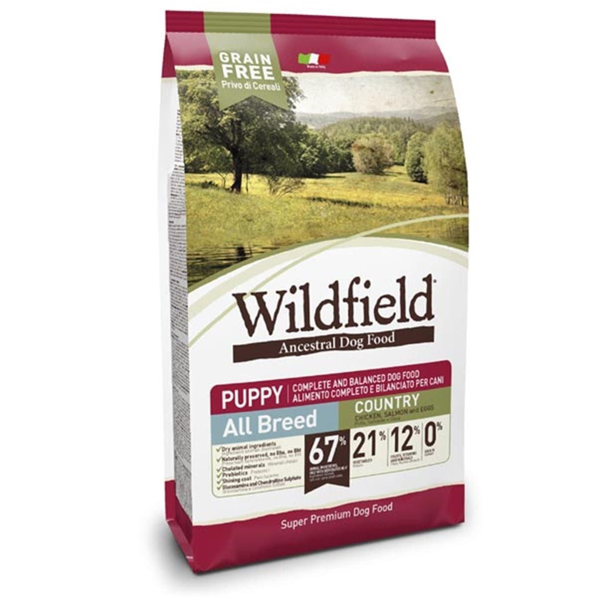Wildfield Köy Tavuklu Somonlu Yumurtalı Yavru Köpek Maması 2 Kg