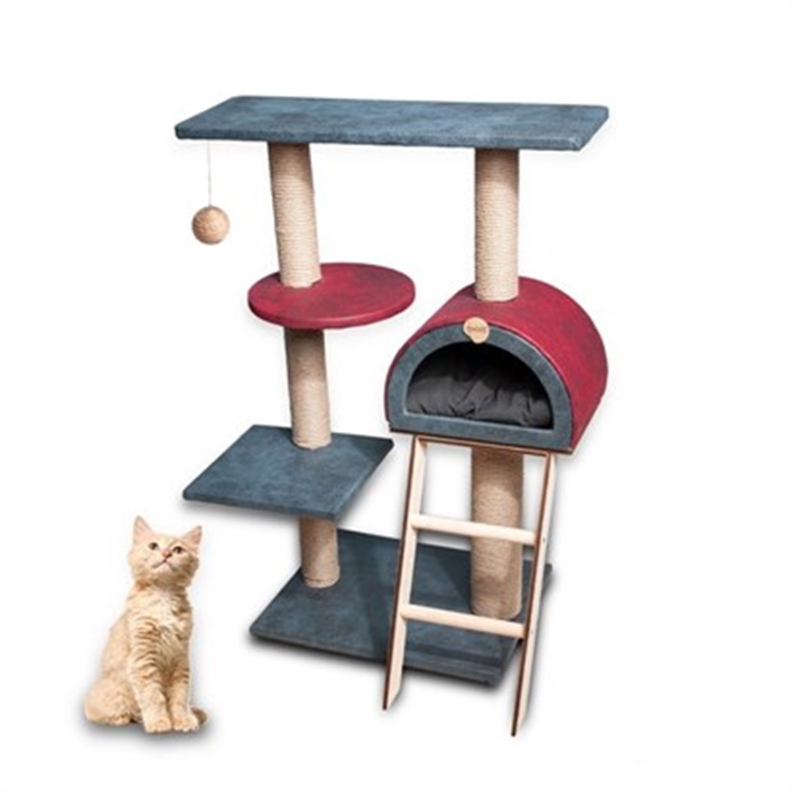 Wodoti Tower Katlı Kedi Tırmalama Platformu