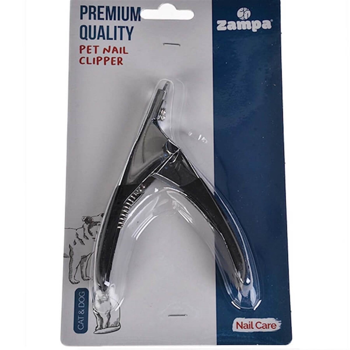 Zampa Kedi Köpek Giyotin Tırnak Makası 12x8 cm Siyah
