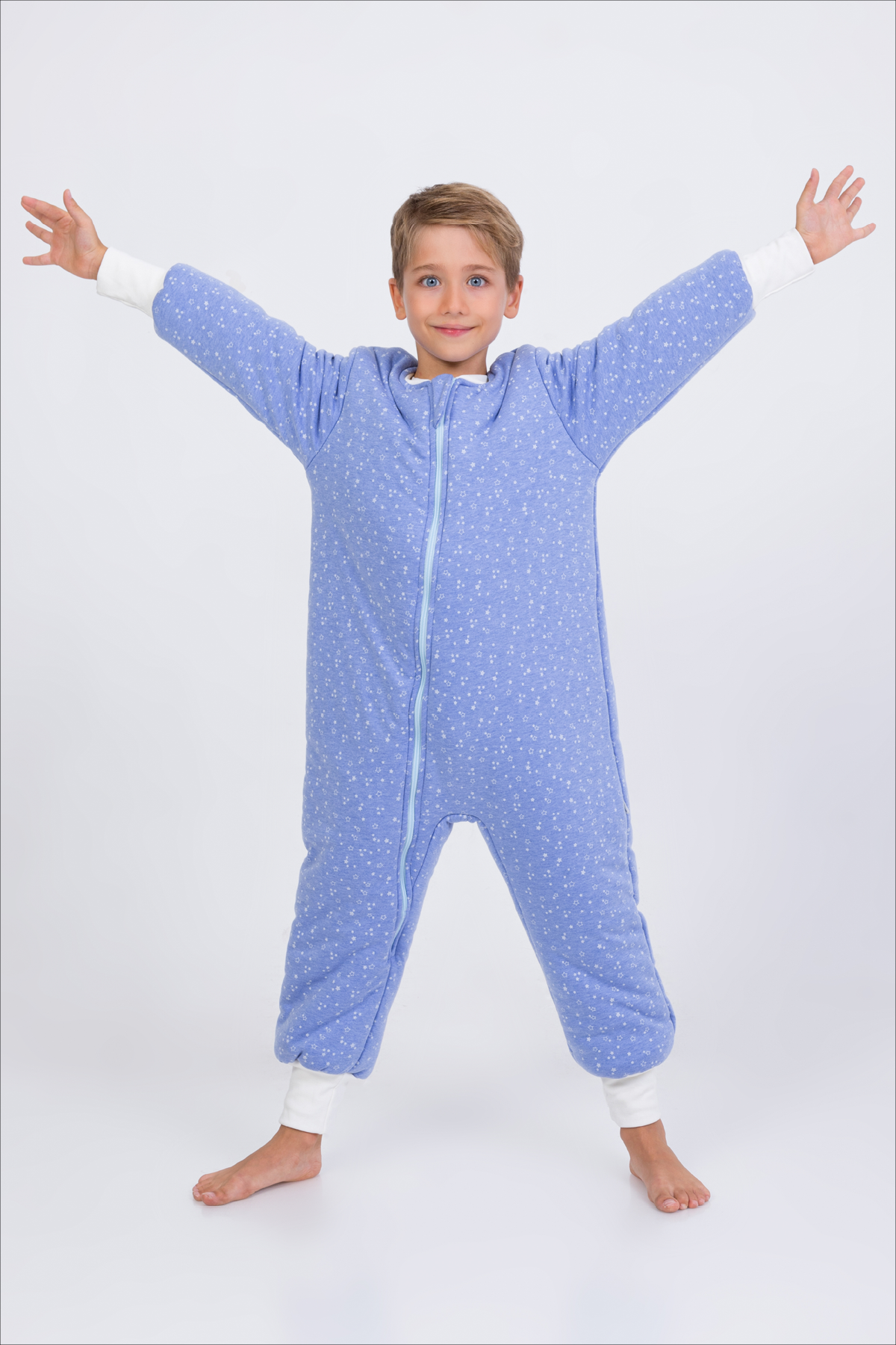 Erkek Çocuk Uyku Tulumu 6-9 Yaş Kalın Elyaf Dolgulu Premium Kalite 2.5 Tog 