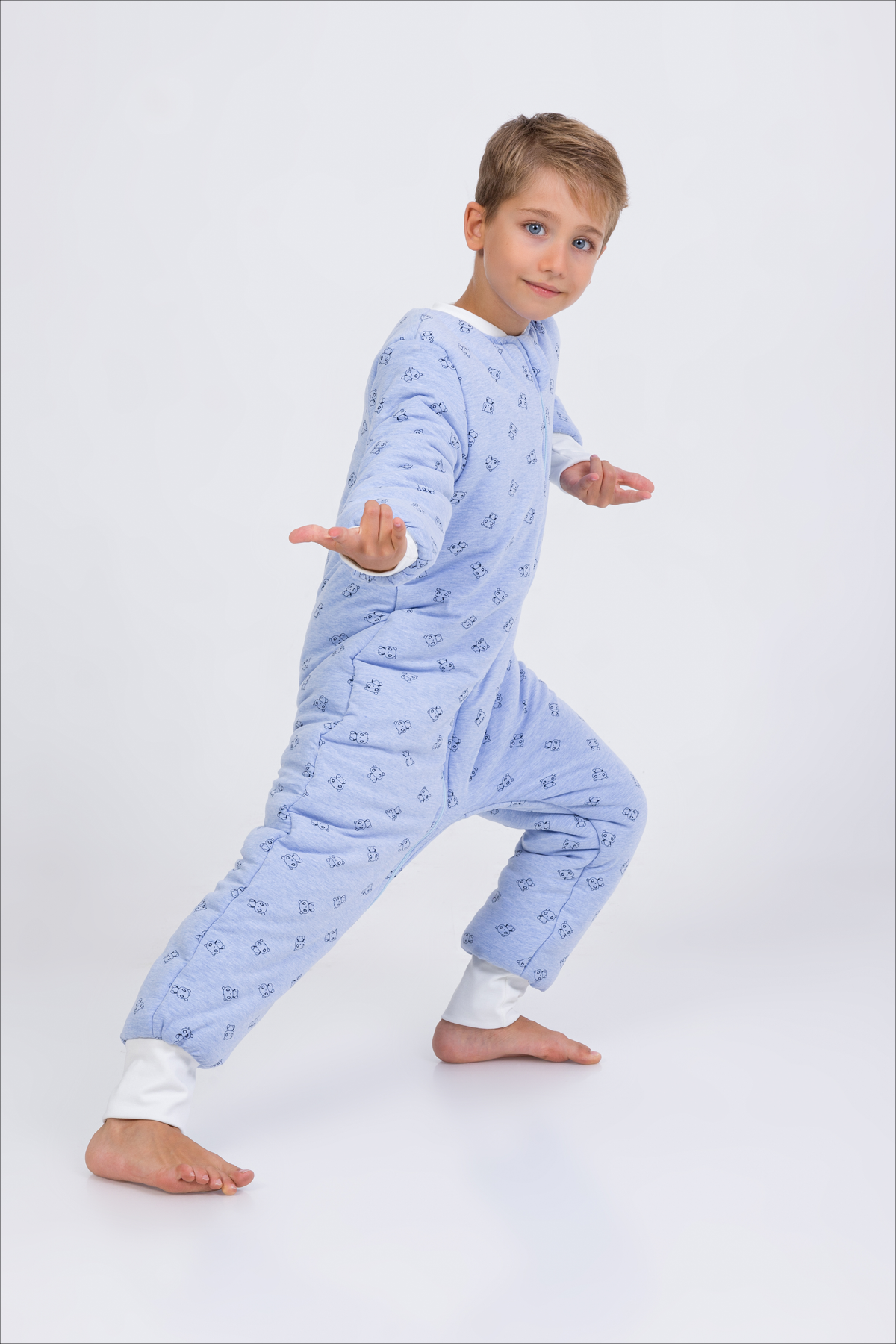 Erkek Çocuk Uyku Tulumu 6-9 Yaş Kalın Elyaf Dolgulu Premium Kalite 2.5 Tog 