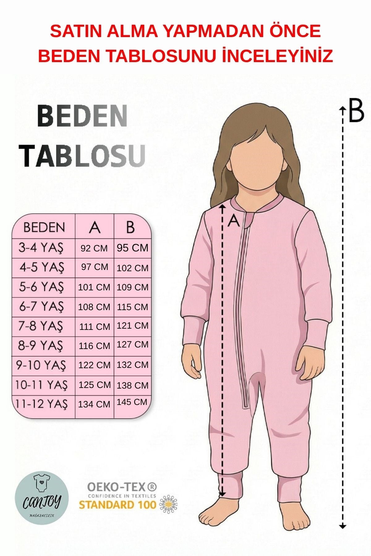 Müslin Kız Çocuk Uyku Tulumu 2 Katlı 0.5 Tog  - %100 Pamuk Nefes Alabilen Kumaş 3-11 Yaş