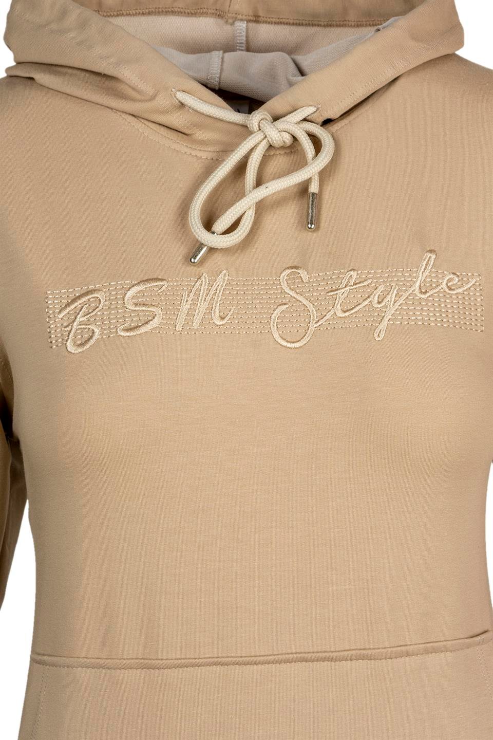 BSM 000170 BYN KAPŞONLU SWEAT - Bej