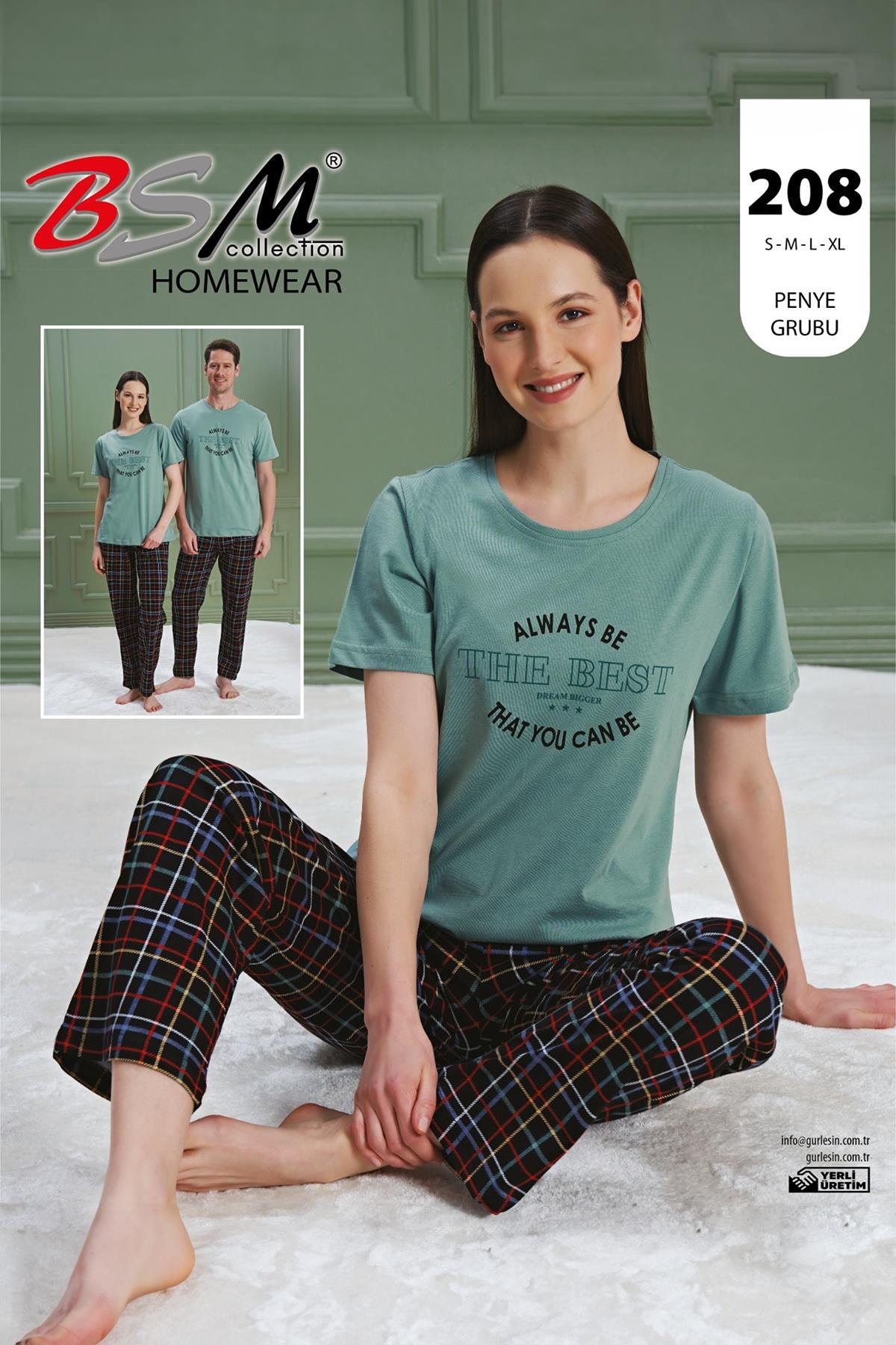 BSM 000202 BYN K.KOL PİJAMA - ÇAĞLA