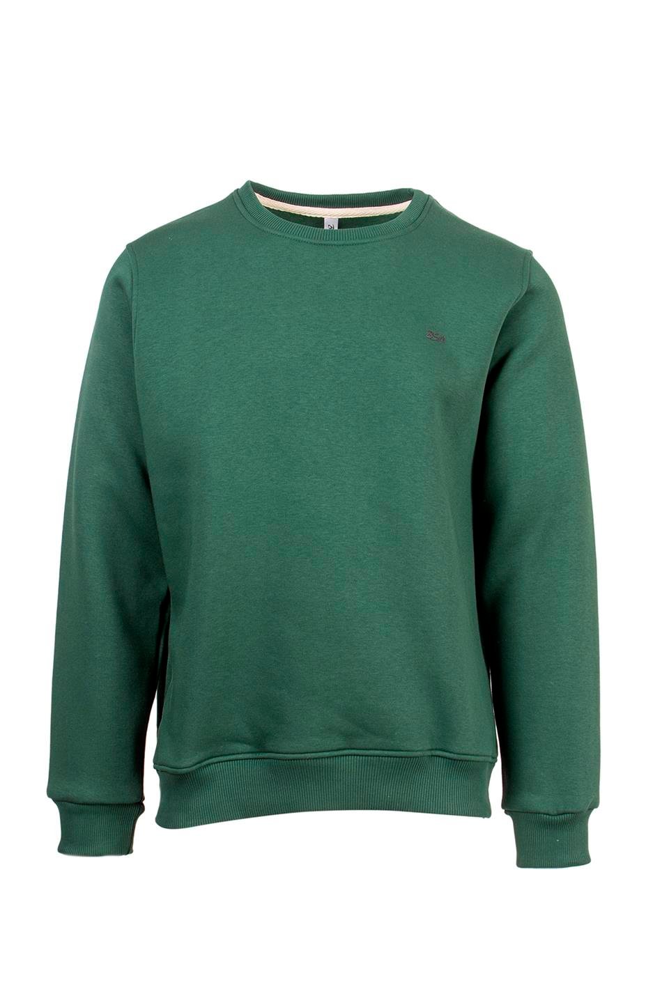 BSM 000260 ERK O YAKA 3 İPLİK SWEAT - Yeşil