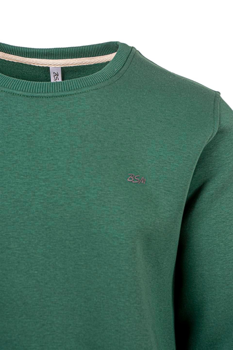 BSM 000260 ERK O YAKA 3 İPLİK SWEAT - Yeşil