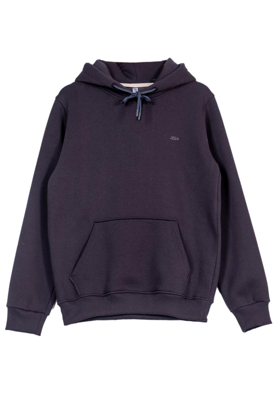 BSM 000300 ERK KAPŞ 3 İPLİK SWEAT - Füme