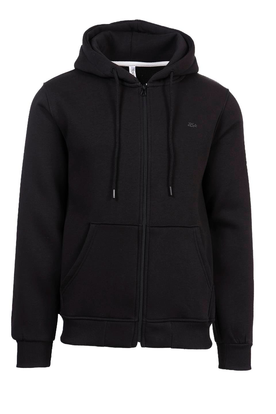 BSM 000524 UNX 3 İPLİK KAPŞ ÇEKET - Siyah