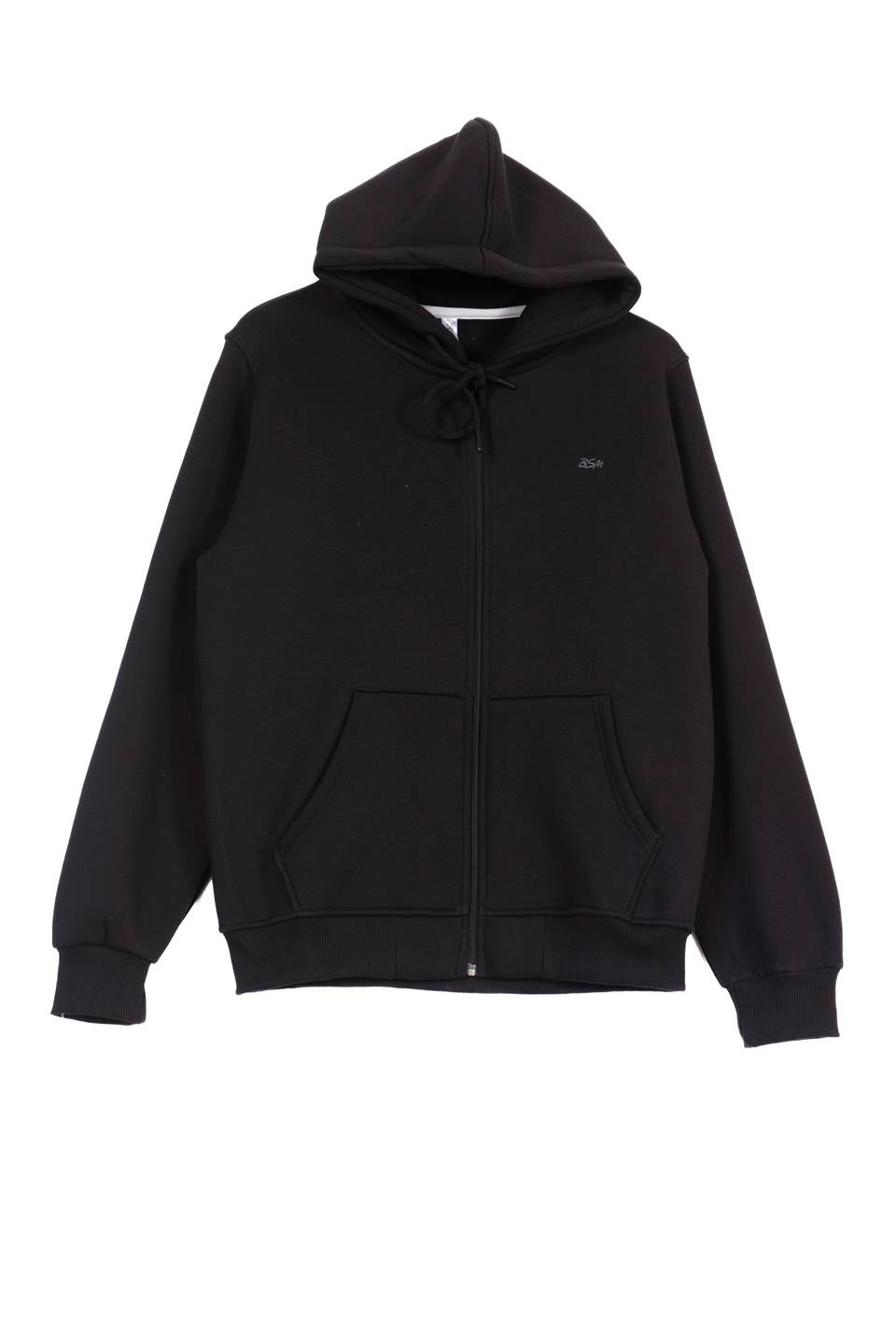 BSM 000524 UNX 3 İPLİK KAPŞ ÇEKET - Siyah