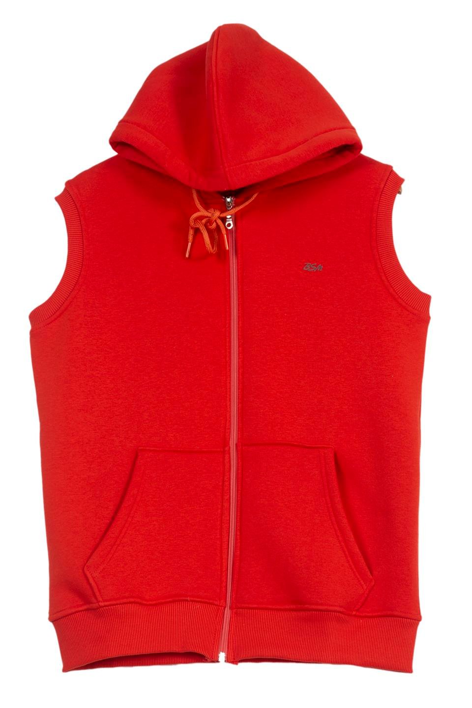 BSM 000536 UNX 3 İPLİK KAPŞ YELEK - Kiremit