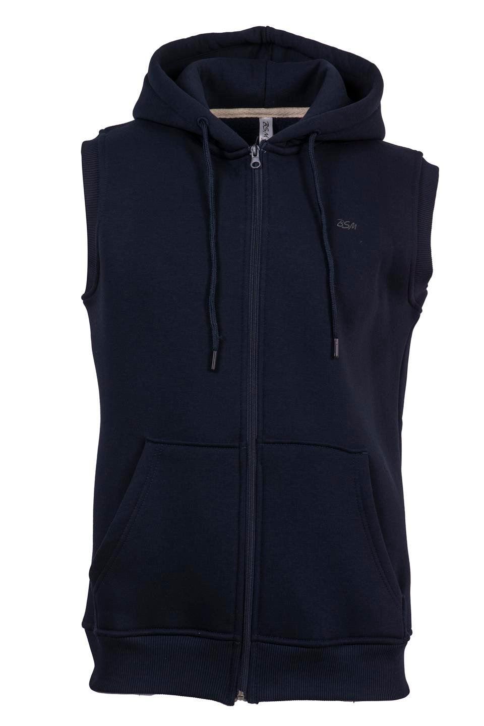 BSM 000536 UNX 3 İPLİK KAPŞ YELEK - Lacivert