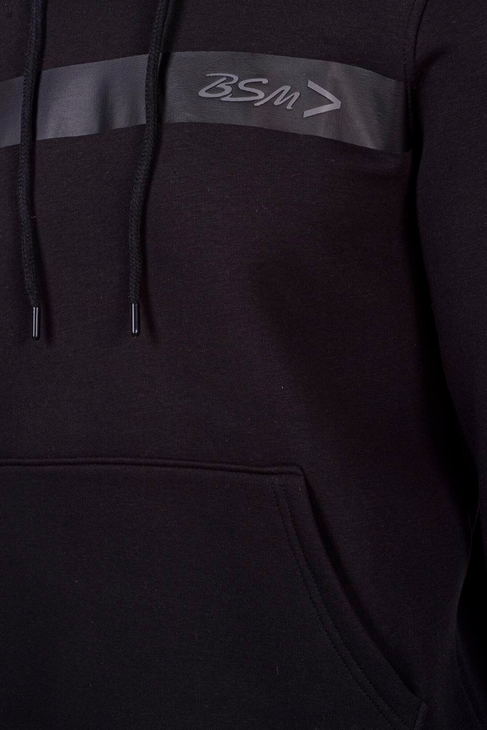 BSM 001218 UNX 3 İPLİK KAPŞ. SWEAT - Siyah