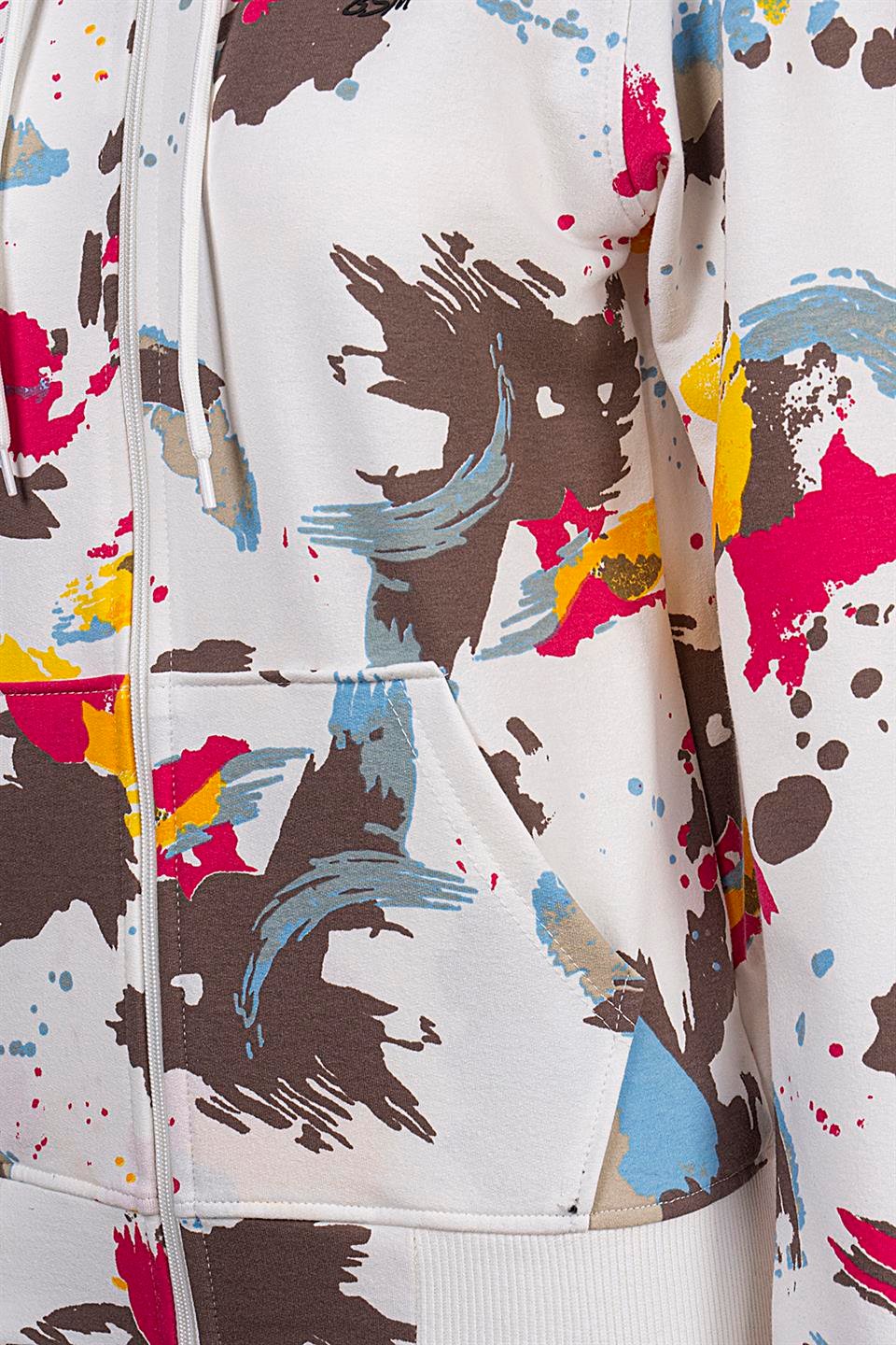 BSM 006002 BYN BATİK DESEN CEKET - KAHVE