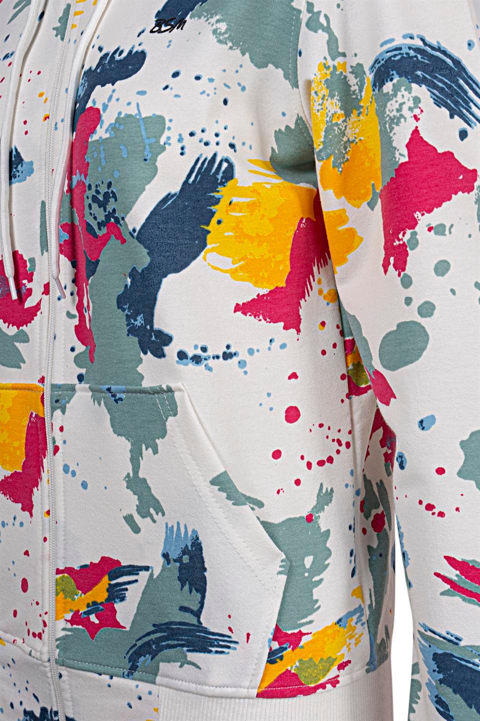 BSM 006002 BYN BATİK DESEN CEKET - Yeşil