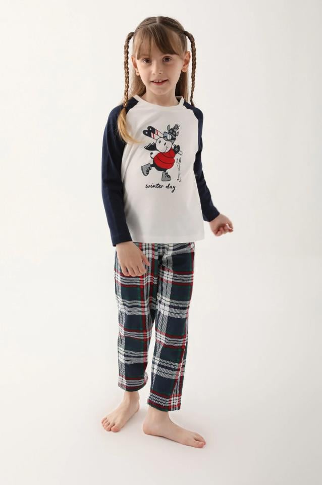 BSM 02600G KCK ANNE KIZ PİJAMA TKM - Krem