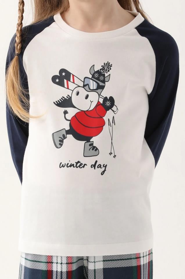 BSM 02600G KCK ANNE KIZ PİJAMA TKM - Krem