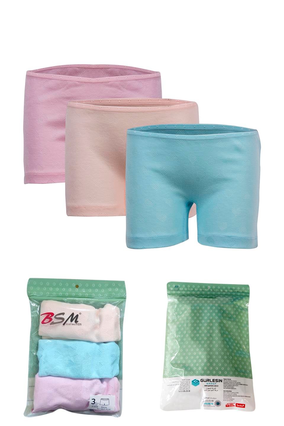 BSM 031655 KCK JAKARLI 3 LÜ BOXER - Asorti