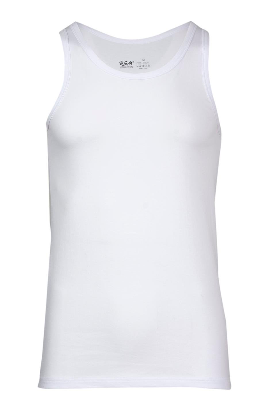 BSM 040003 ERK STRECH 2 Lİ ATLET - Beyaz