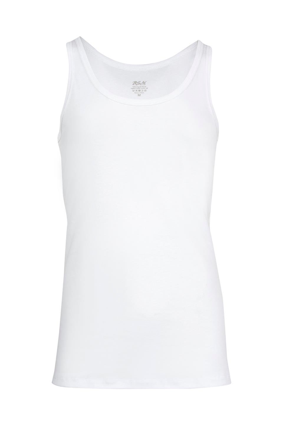 BSM 070103 ERK ORGANİK ATLET - Beyaz