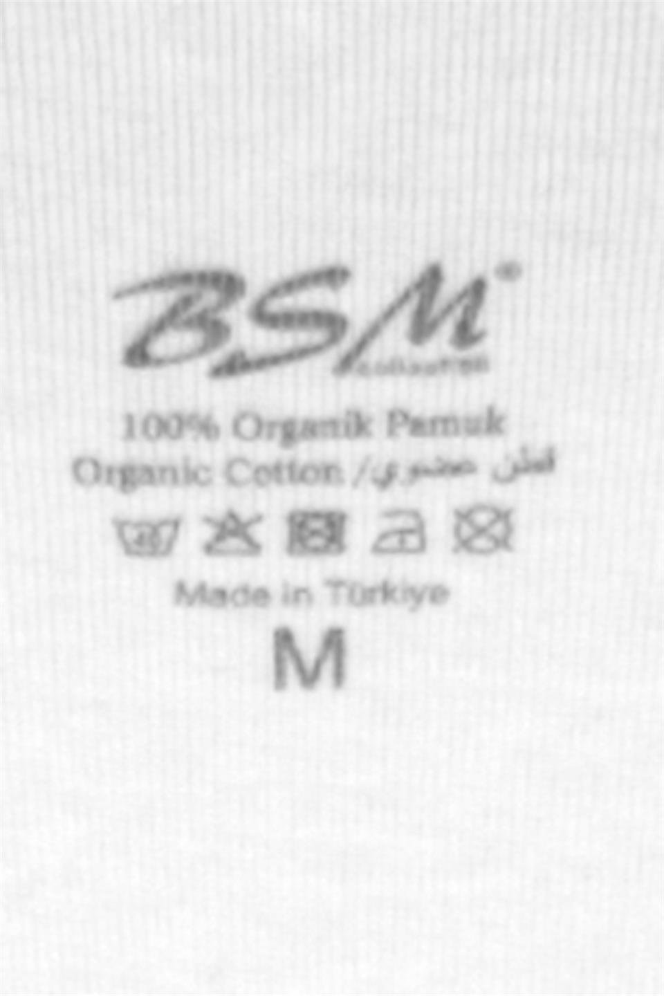 BSM 070103 ERK ORGANİK ATLET - Beyaz