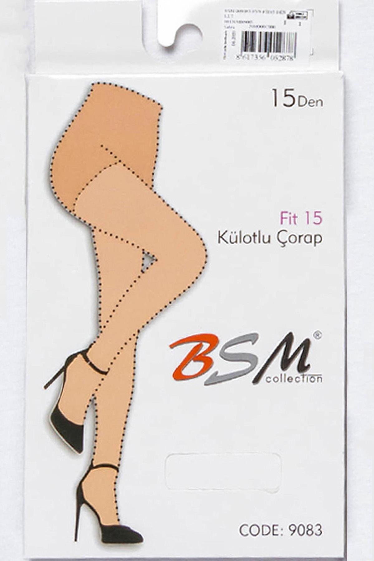 Bsm 15 Den Fit İnce Külotlu Çorap 9038 - Sahra