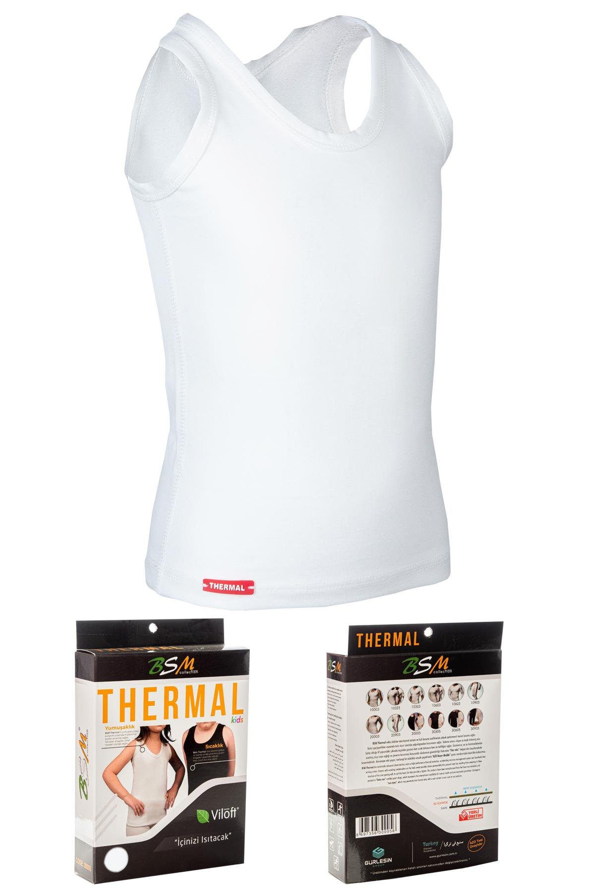 Bsm Çocuk Viloft Termal Atlet 30005 - Ekru