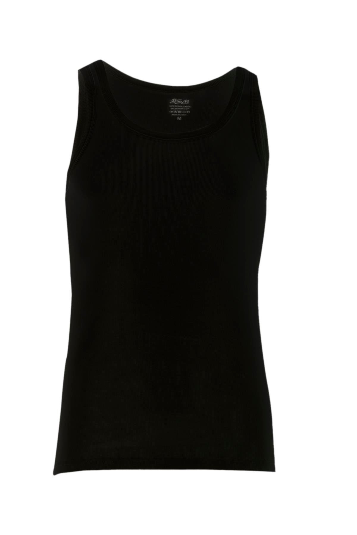 Bsm Erkek 2'li Kaşkorse Atlet 11373 - Siyah