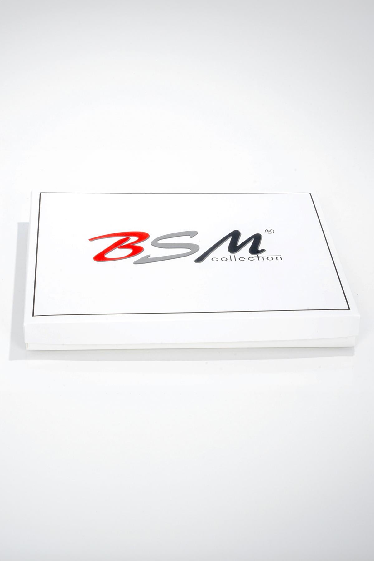 BSM ERKEK KISA KOL PİJAMA 002188 - Siyah