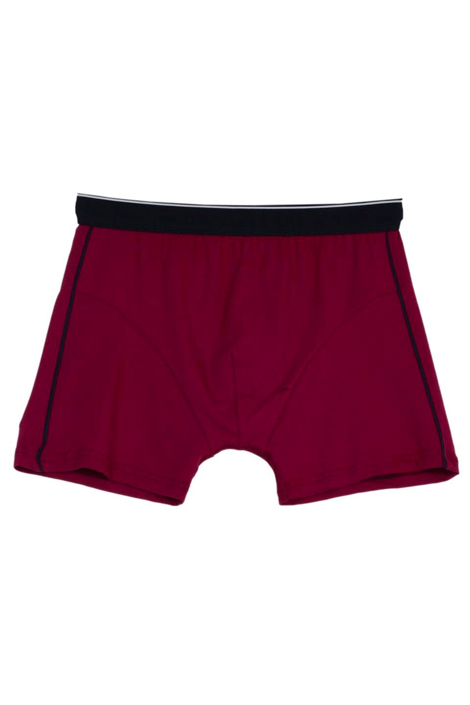 Bsm Erkek Modal Boxer 44503 - Bordo