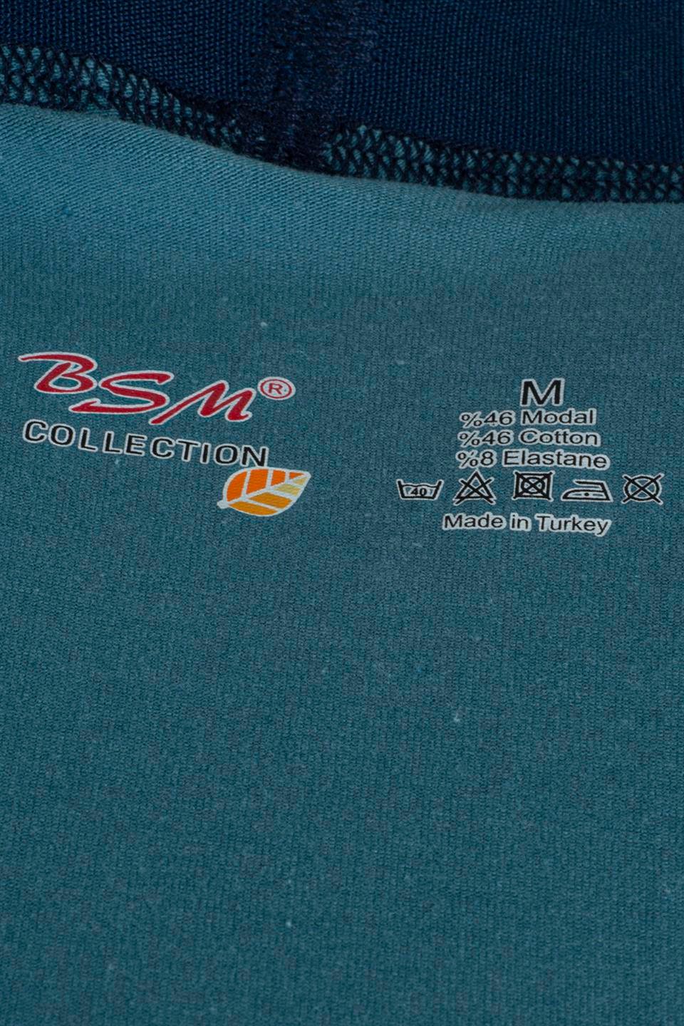 Bsm Erkek Modal Boxer 44503 - Petrol