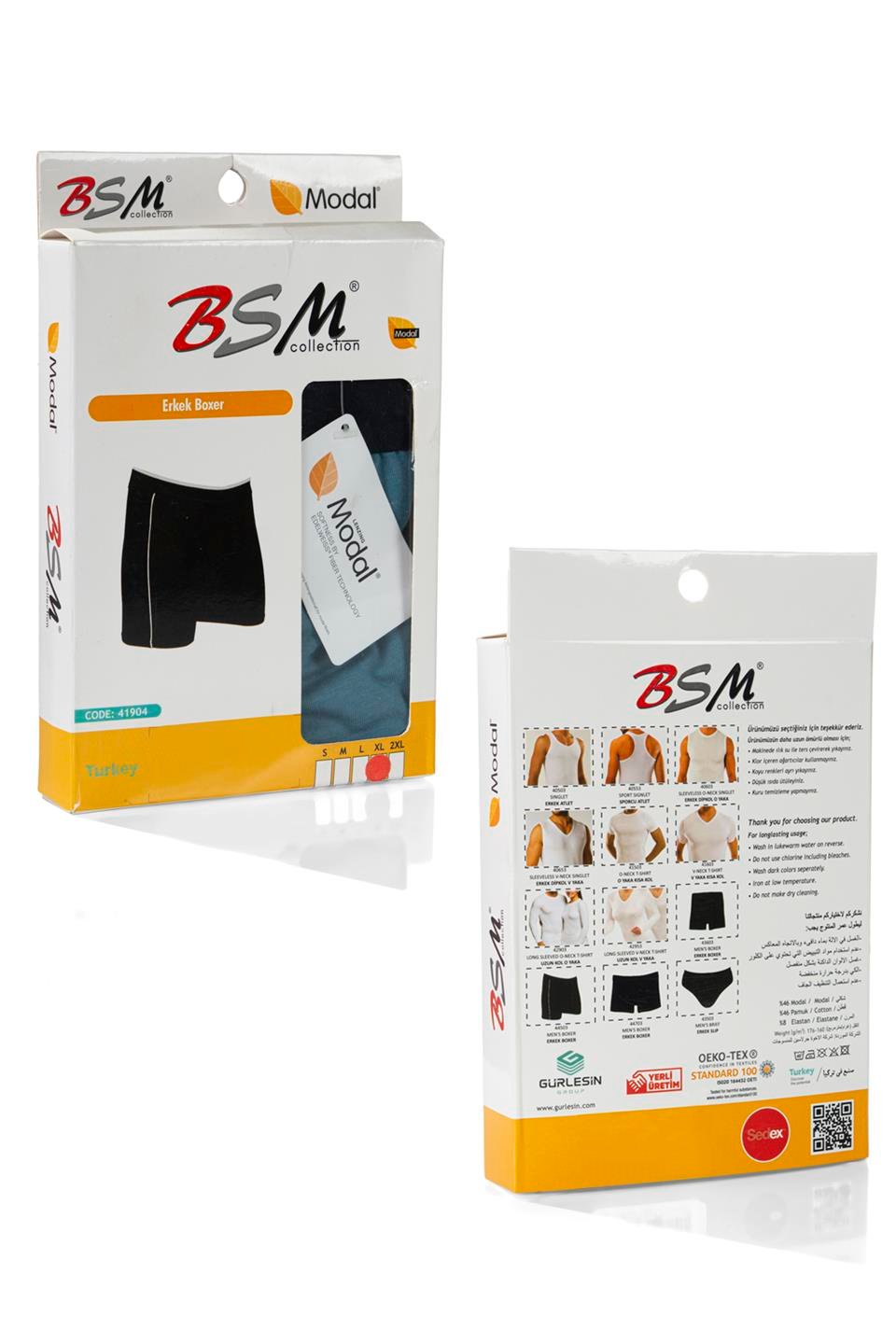 Bsm Erkek Modal Boxer 44503 - Petrol
