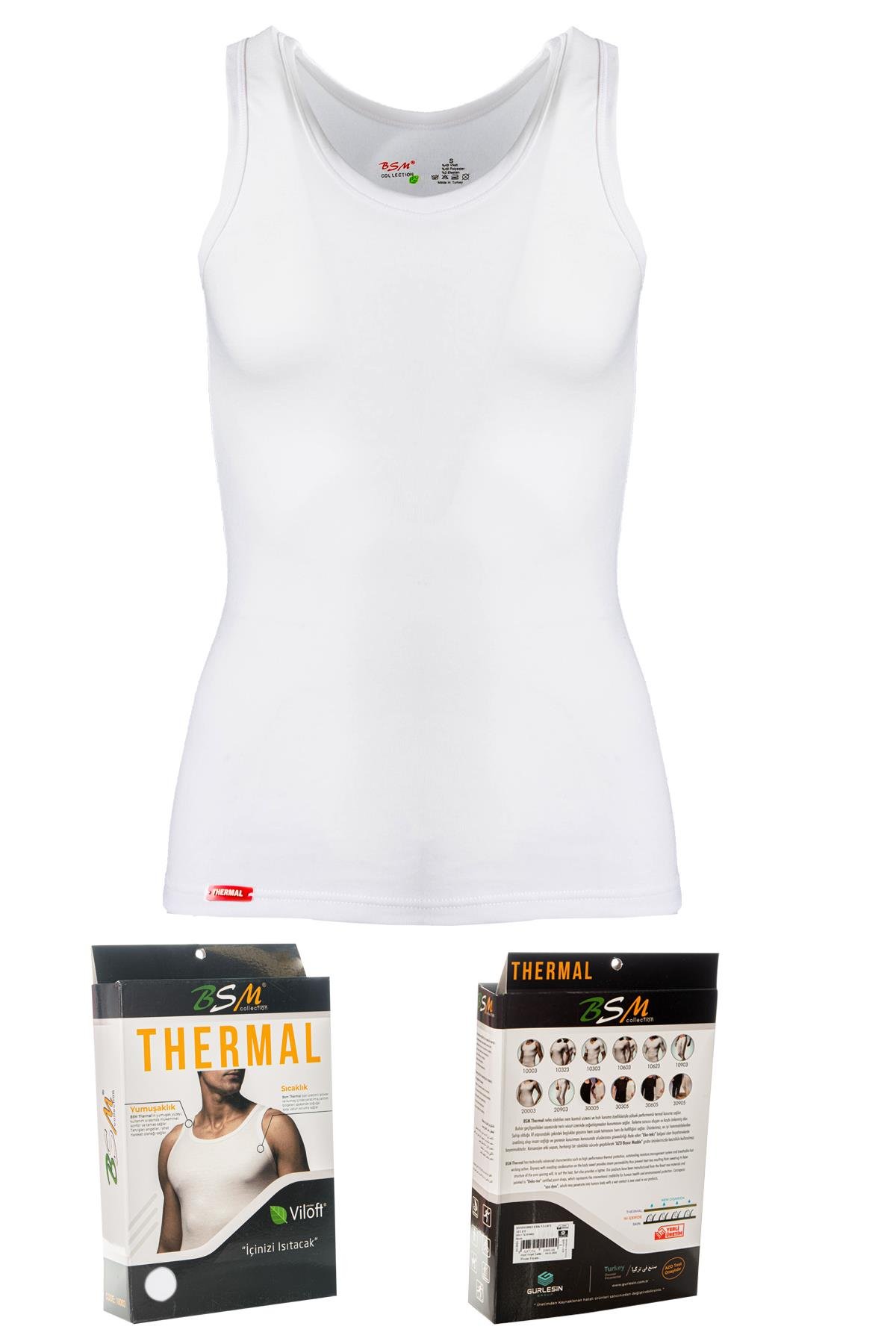 Bsm Erkek Viloft Termal Atlet 10003 - Ekru