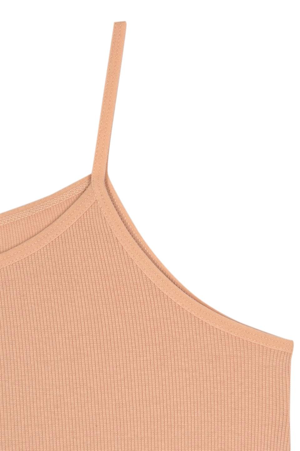 Bsm Kadın 2'li Kaşkorse İp Askılı Atlet 21263 - Ten