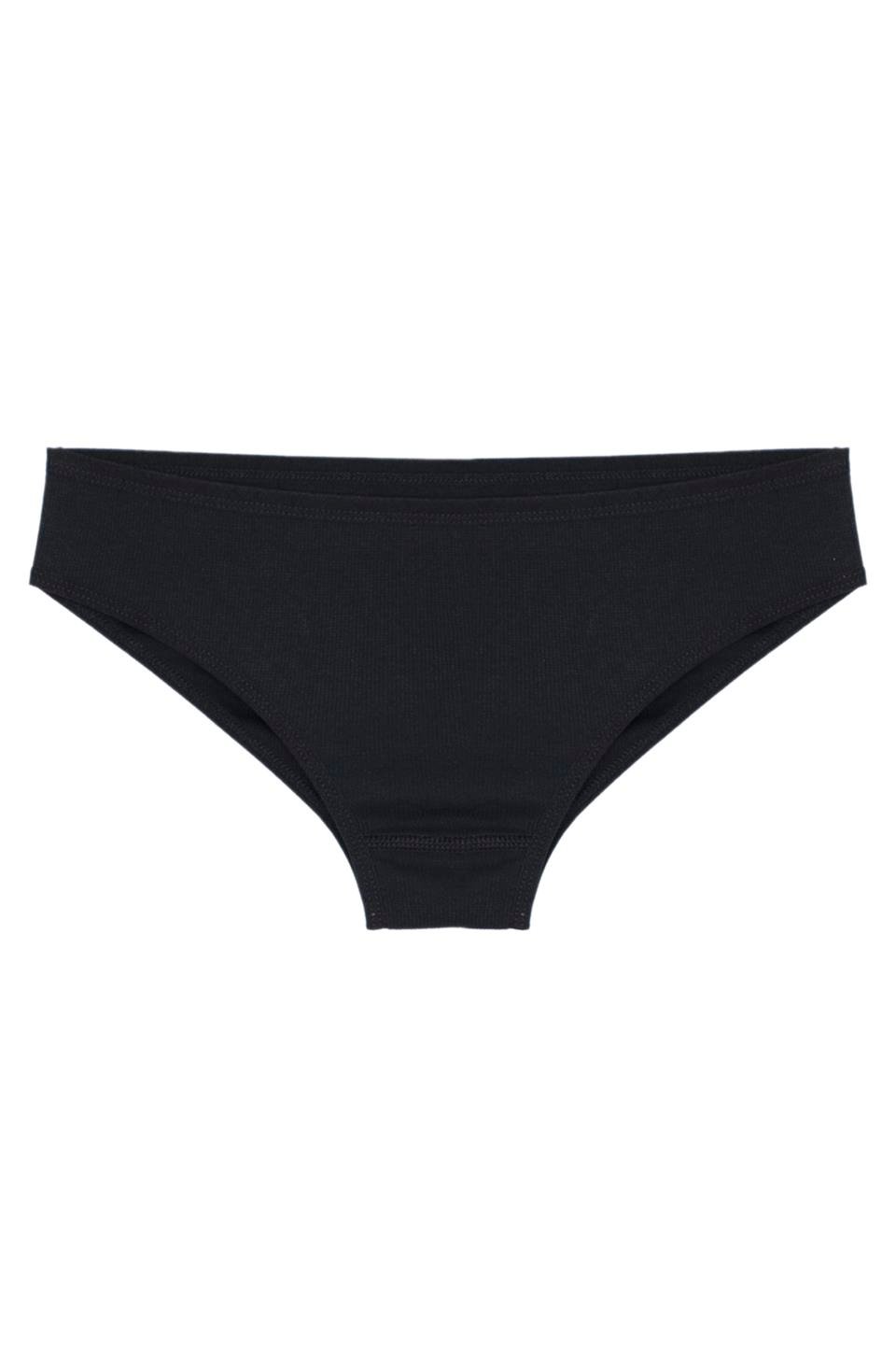 Bsm Kadın 3'lü Kaşkorse Bikini Kom Külot 21603 - Siyah