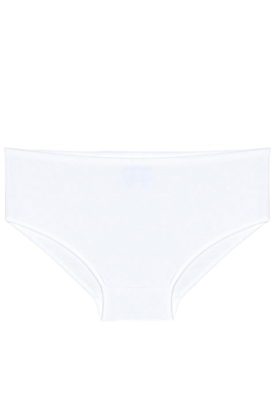 Bsm Kadın 3'lü Kaşkorse İnce Lastik Bato Kom Külot 21643 - Beyaz