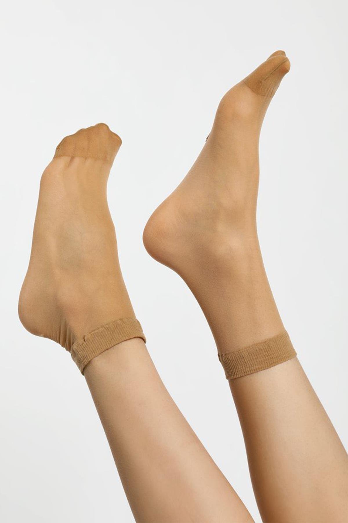 Bsm Kadın Fit 15 Den Soket 9152 - Ten