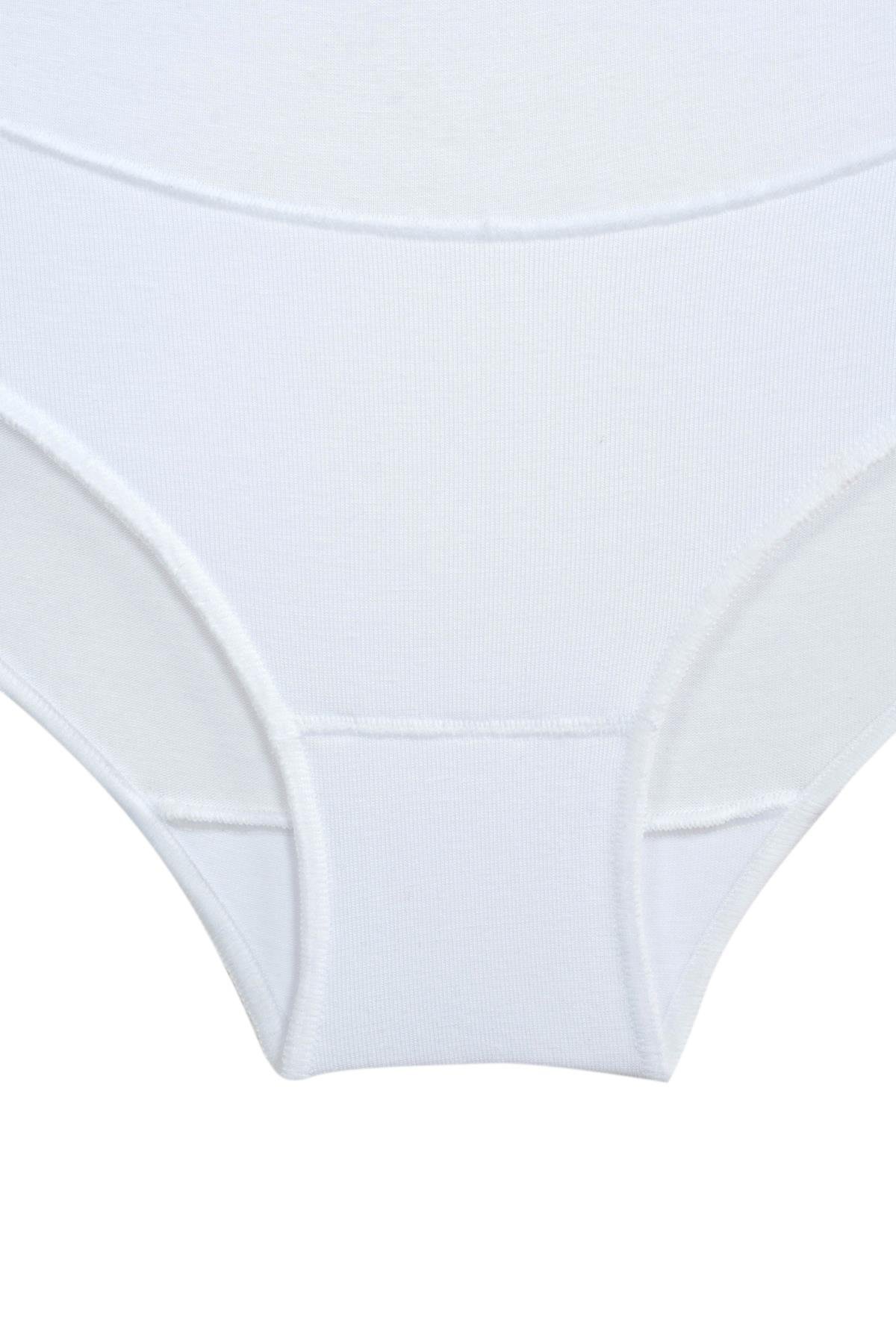 Bsm Kadın Modal 3'lü Hamile Külodu 48518 - Beyaz