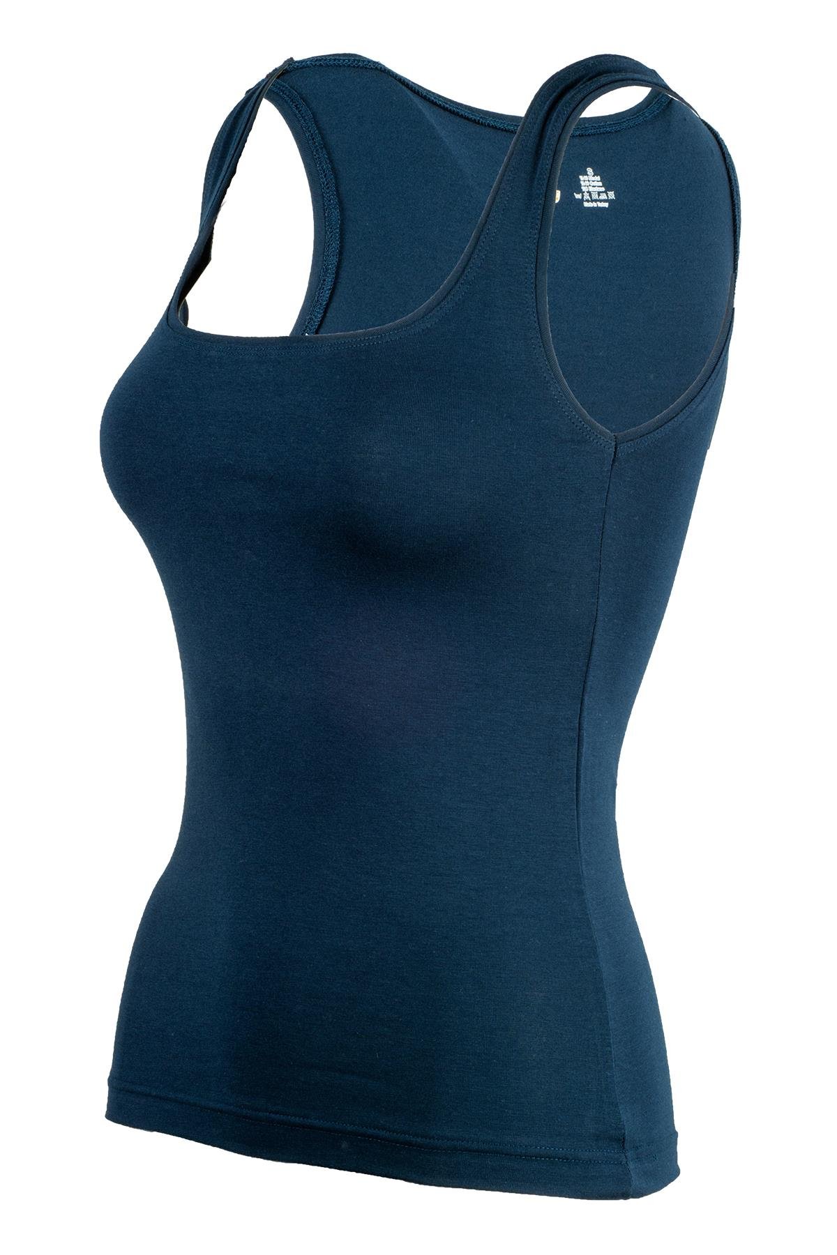 Bsm  Kadın Modal Kalın Askılı Atlet 45563 - Lacivert