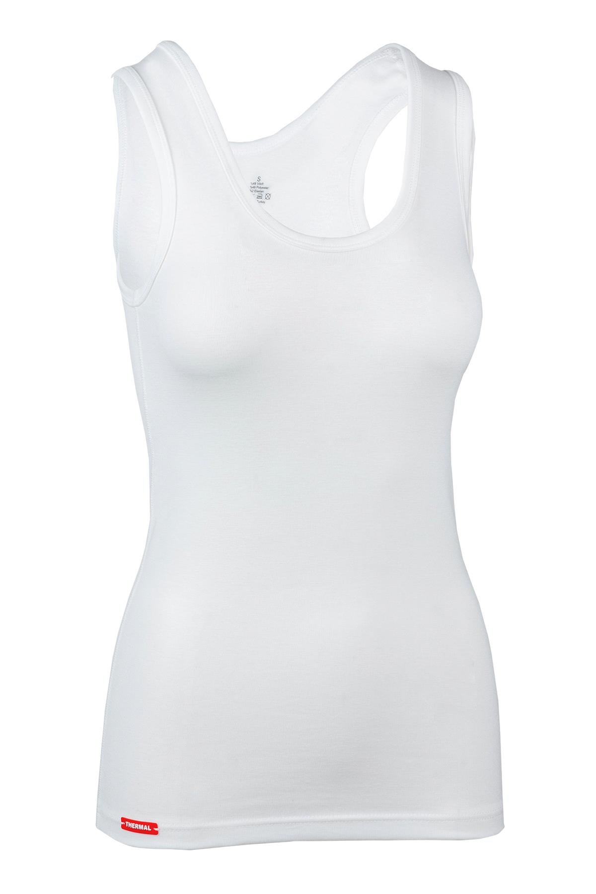 Bsm Kadın Viloft Termal Atlet 20003 - Ekru
