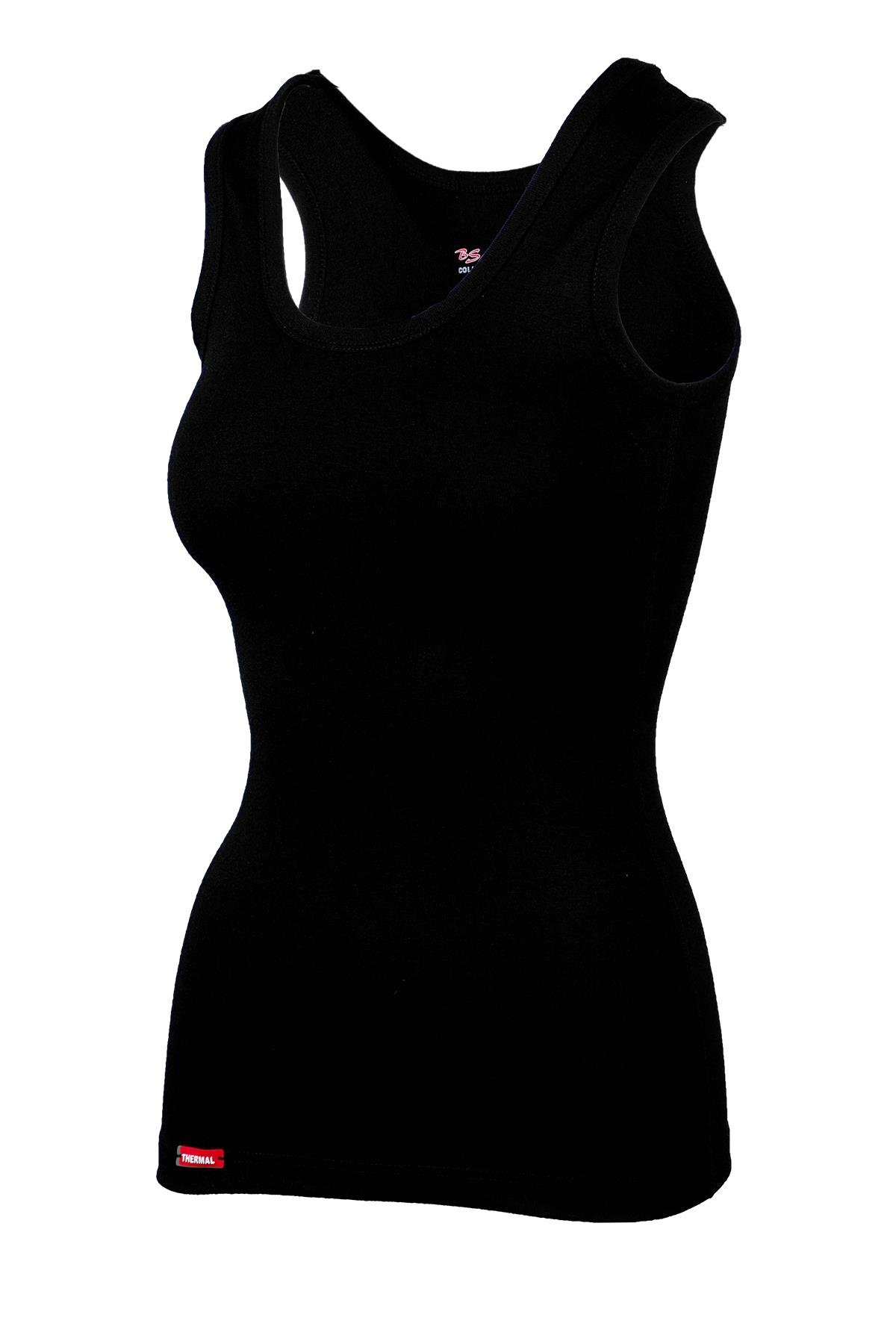 Bsm Kadın Viloft Termal Atlet 20003 - Siyah