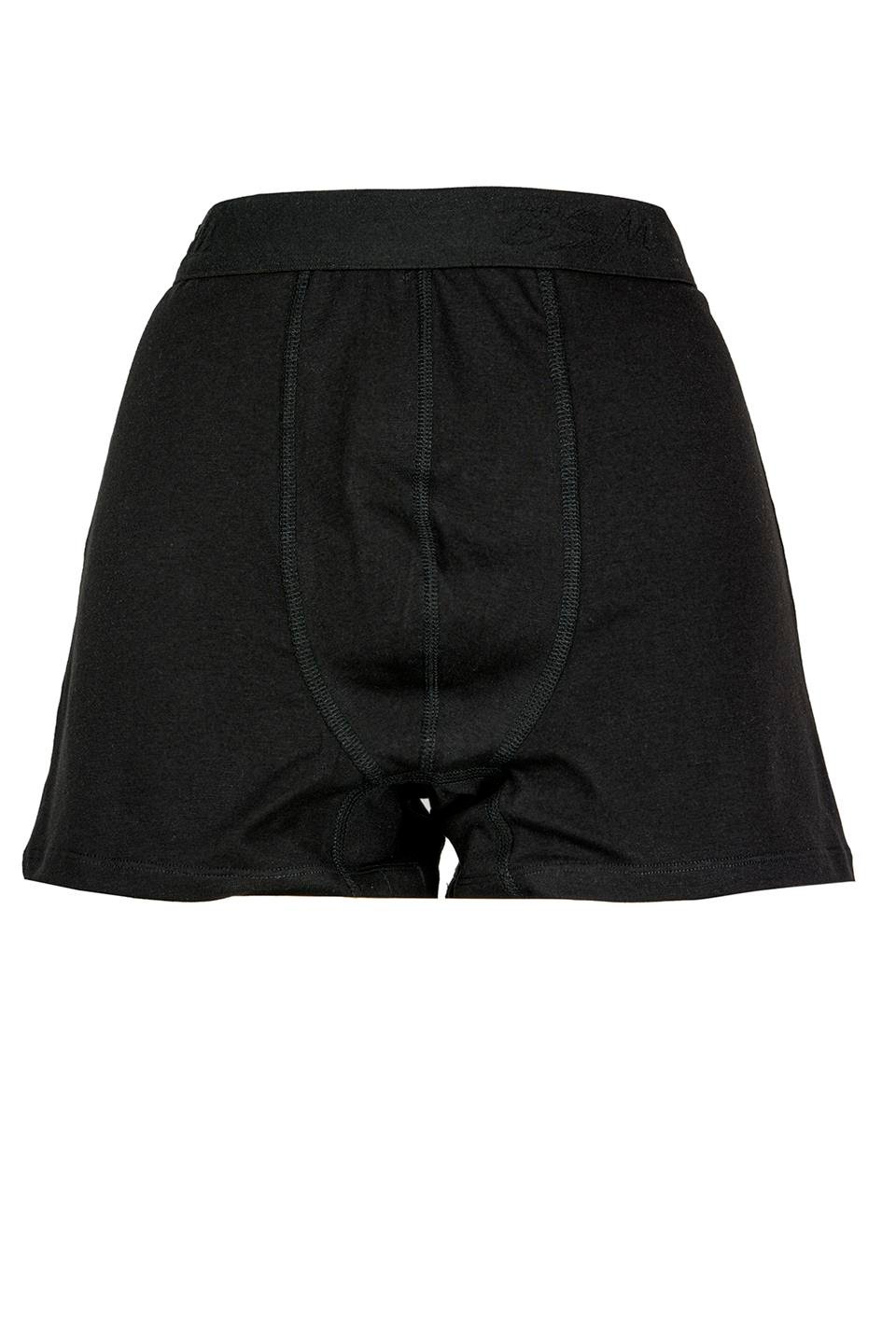 Bsm Modal Erkek Dıştan Lastikli Boxer 43603 - Siyah